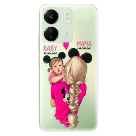 Odolné silikónové puzdro iSaprio - Mama Mouse Blond and Girl - Xiaomi Redmi 13C