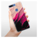 Silikónové puzdro iSaprio - Black and Pink - Huawei Honor 7C