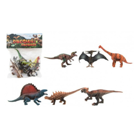 Dinosaurus plast 14-19cm 6ks v sáčku Teddies