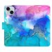 Flipové puzdro iSaprio - BluePink Paint - iPhone 15