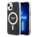 Kryt Guess iPhone 14 6.1" black hardcase Marble MagSafe (GUHMP14SPCUMAK)