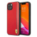 Kryt Ferrari FESAXHCP13SRE iPhone 13 mini 5,4" red hardcase On Track Carbon Stripe (FESAXHCP13SR