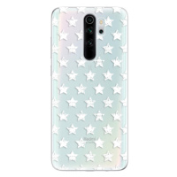 Odolné silikónové puzdro iSaprio - Stars Pattern - white - Xiaomi Redmi Note 8 Pro