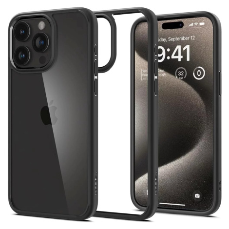 Kryt Spigen Ultra Hybrid, matte black - iPhone 15 Pro Max (ACS06570)