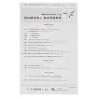 MS Samuel Barber: Agnus Dei