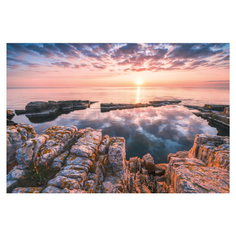 Komar Vliesová fototapeta Spiegelküste 368 x 248 cm