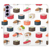Flipové puzdro iSaprio - Sushi Pattern 02 - Samsung Galaxy S22 5G
