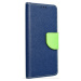 Diárové puzdro na Samsung Galaxy A03s A037 Fancy Book modro limetkové