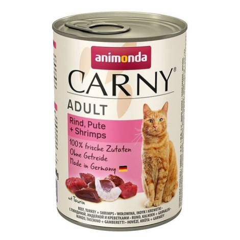 Animonda Carny Cat Hovädzie/Krůta/Krevety - 400g