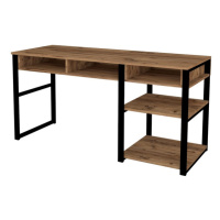 Sconto Písací stôl EMRO dub/čierna