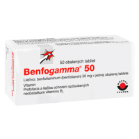 BENFOGAMMA ® vitamín B1, 50 tabliet