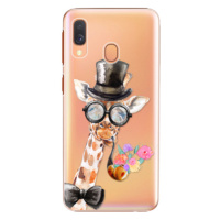 Plastové puzdro iSaprio - Sir Giraffe - Samsung Galaxy A40