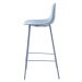 Furniria Dizajnová barová stolička Jensen matná modrá