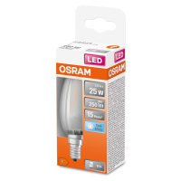 OSRAM LED sviečka E14 Classic B 2,5 W 4000K matná