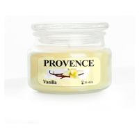Provence Vonná sviečka v skle PROVENCE 45 hodín vanilka