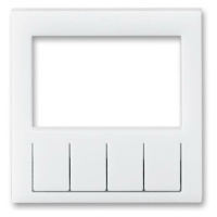 Kryt pre termostat duálny progr./hodiny spínacie výmenný diel biela Levit (ABB)