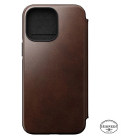Púzdro Nomad Leather MagSafe Folio, brown - iPhone 14 Pro Max (NM01233985)