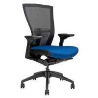 Ergonomická kancelárska stolička OfficePro Merens Farba: modrá, Opierka hlavy: bez opierky