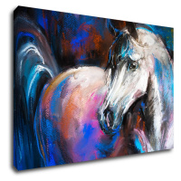 Impresi Obraz Farebný kôň - 90 x 60 cm