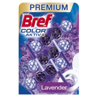 Bref Color Aktív tuhý WC blok Lavender 3 x 50 g