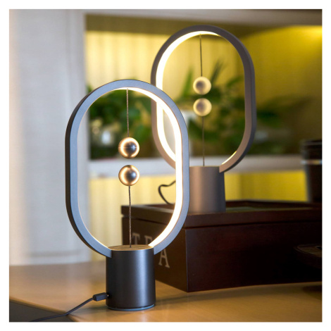 SEGULA Heng Balance Mini stolová LED lampa, sivá