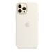 APPLE iPhone 12/12 Pro Silicone Case with MagSafe - White