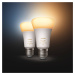 Philips Hue White Ambiance E27 6 W, sada 2 ks