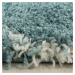 Kusový koberec Salsa Shaggy 3201 blue kruh - 160x160 (průměr) kruh cm Ayyildiz koberce