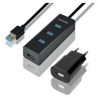 AXAGON HUES2BP 4x USB3.0 CHARGING húb 1,2 m kábel vr. AC adaptéra