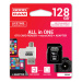 GOODRAM microSDXC karta 128GB M1A4 All-in-one (R:100/W:10 MB/s), UHS-I Class 10, U1 + Adapter + 