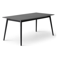 Čierny rozkladací jedálenský stôl s čiernou doskou 90x165 cm Meza – Hammel Furniture