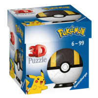 Ravensburger Pokémon 3D Puzzle-Ball - Ultraball - 54 dielikov