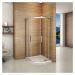 H K - Štvrťkruhový sprchovací kút DIAMOND S4 90 cm s dvojdielnymi posuvnými dverami L / P varian