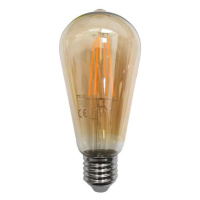 Žiarovka Filament LED E27 8W biela teplá TRIXLINE ST64