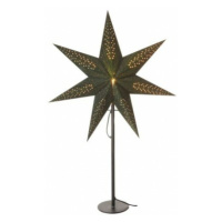 LED hviezda papierová so stojančekom, zelená, 45 cm, vnútorná (EMOS)