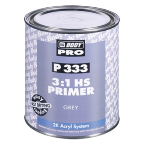 HB BODY P333 - Dvojzložkový akrylátový plnič šedá 1 L