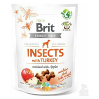 Brit Care Dog Crunchy Crack. Insec. Turkey Apples 200g + Množstevná zľava