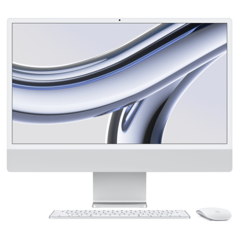 Apple iMac 24" Retina 4.5K M3 - Strieborný, MQRK3SL/A