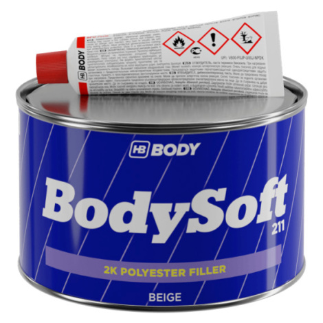 HB BODY SOFT - Dvojzložkový polyesterový plniaci tmel žltá 3 kg