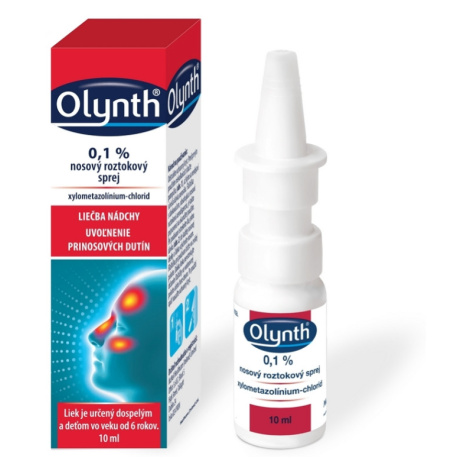 OLYNTH 0,1 % Nosový roztokový sprej 10 ml