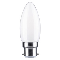 Paulmann sviečková LED B22d 4,7 W 4 000 K opálová