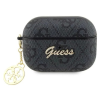Púzdro Guess AirPods Pro 2 cover black 4G Charm Collection (GUAP2G4GSMK)