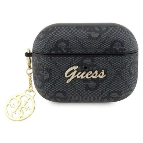 Púzdro Guess AirPods Pro 2 cover black 4G Charm Collection (GUAP2G4GSMK)
