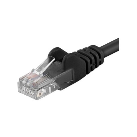 PremiumCord Patch kábel UTP RJ45-RJ45 CAT6 10m čierny