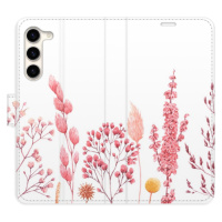 Flipové puzdro iSaprio - Pink Flowers 03 - Samsung Galaxy S23+ 5G