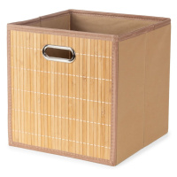 Bambusový úložný box v prírodnej farbe 31x31x31 cm – Compactor