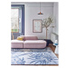 Svetlomodrý vlnený koberec 200x300 cm Talwin – Agnella
