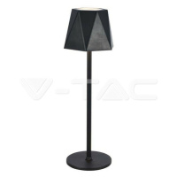 4W LED stolová lampa čierna 3v1 VT-1034 (V-TAC)