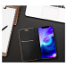 Diárové puzdro na Samsung Galaxy A12/M12 Forcell Luna Gold čierne