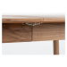 Rozkladací jedálenský stôl s doskou v dekore orechového dreva 90x180 cm Glimps – Zuiver